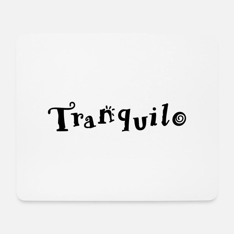 tranquilo - Mousepad (Querformat) - Weiß