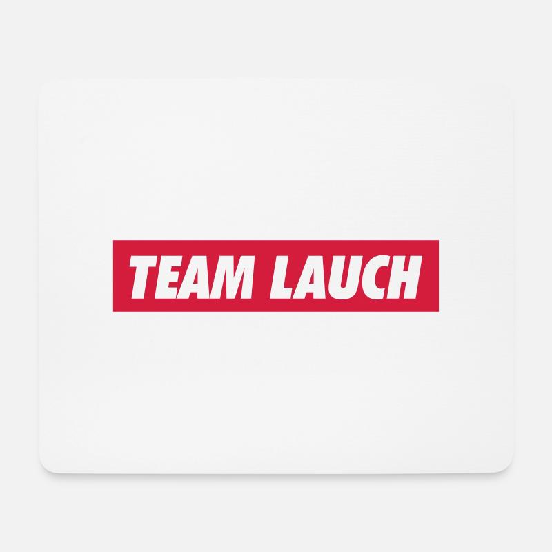 Team Lauch - Mousepad (Querformat) - Weiß