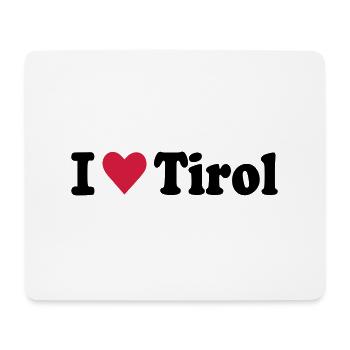Tirol - Mousepad (Querformat) - Weiß - Vorne