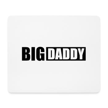 Logo Vatertag Big Daddy Vater Held Papa - Mousepad (Querformat) - Weiß - Vorne