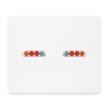 JDM Supra eyes | T-shirts JDM - Mouse Pad (horizontal) - white - Front