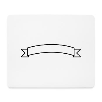 Banner label template for designers - Mouse Pad (horizontal) - white - Front