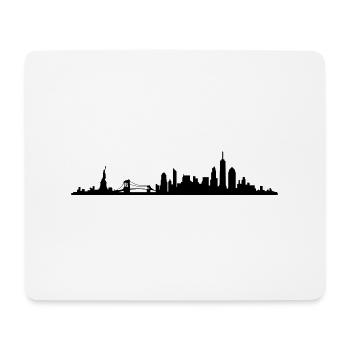 Skyline New York - Mousepad (Querformat) - Weiß - Vorne