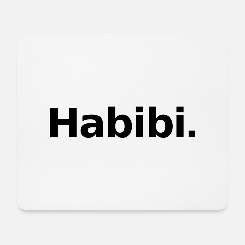 Habibi Habeebee Habibo - Ehren-Bruder - Mousepad (Querformat) - Weiß