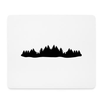 Forest, Trees - Mouse Pad (horizontal) - white - Front