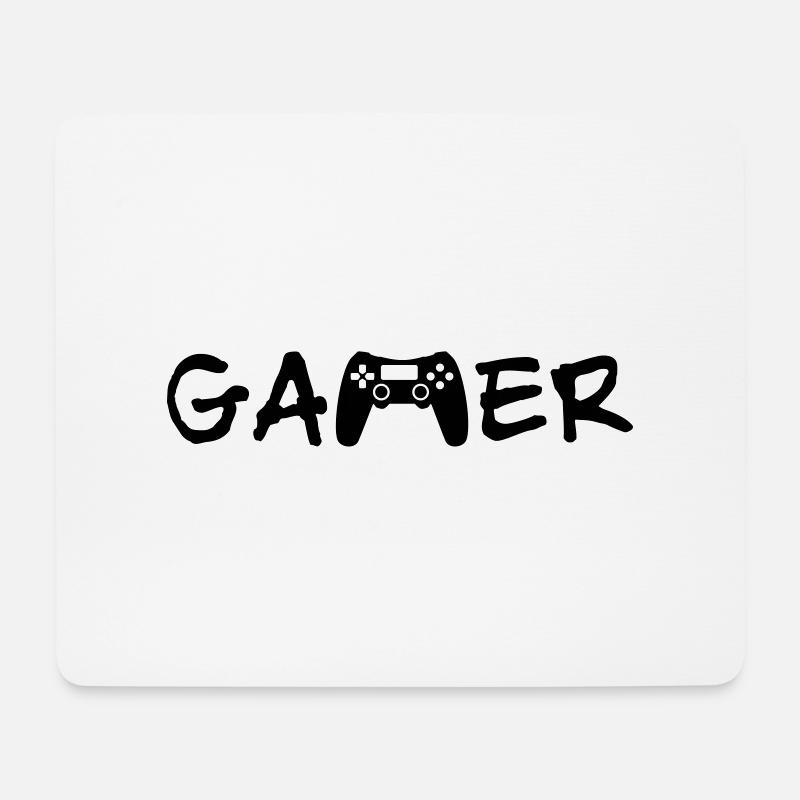 Gamer - Mouse Pad (horizontal) - white