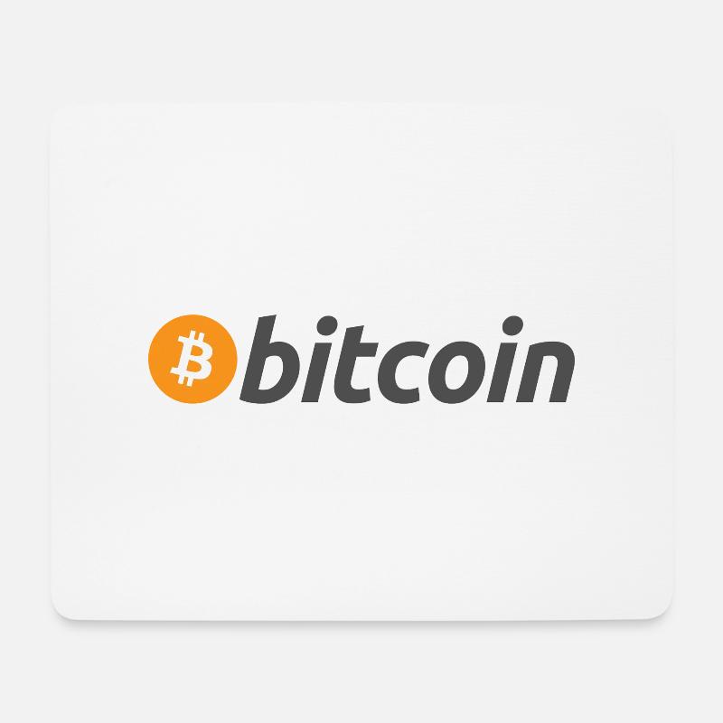 Bitcoin - Mousepad (Querformat) - Weiß