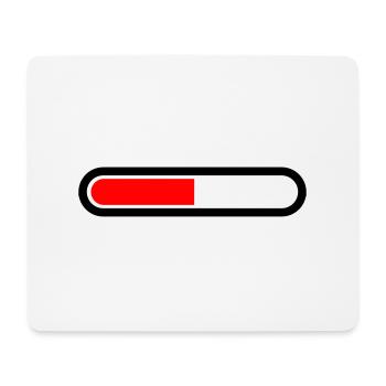 Loading bar vector loaded Loading Design 004 - Mouse Pad (horizontal) - white - Front