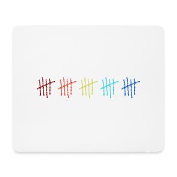 25. geburtstag jubiläum 25 jahre fünfundzwanzig - Mousepad (Querformat) - Weiß - Vorne