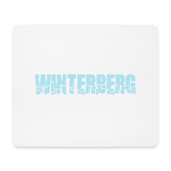 WINTERBERG - Mousepad (Querformat) - Weiß - Vorne