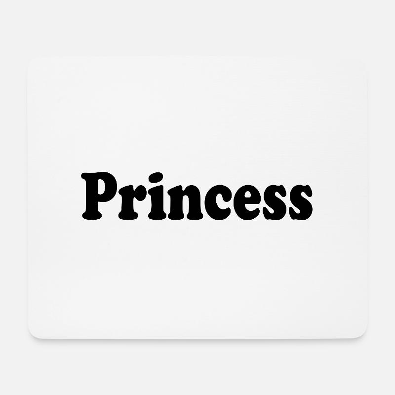 Princess - Mousepad (Querformat) - Weiß