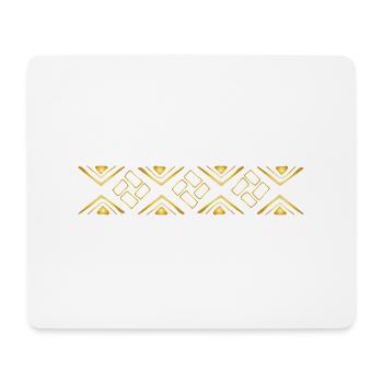 Rune Symbole Cadeau Ornement Ethnique Art - Tapis de souris (format paysage) - blanc - Devant