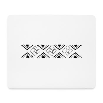 Rune Symbole Cadeau Ornement Ethnique Art - Tapis de souris (format paysage) - blanc - Devant