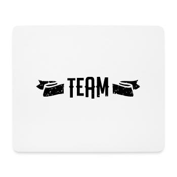 team - Mousepad (Querformat) - Weiß - Vorne