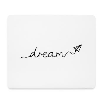 TRAUM - Mousepad (Querformat) - Weiß - Vorne