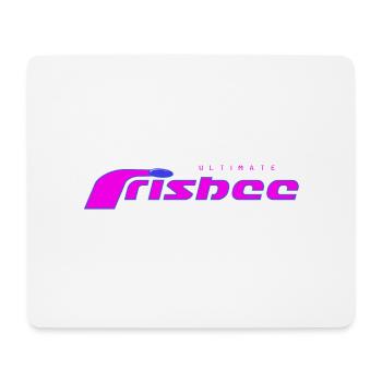 ultimate frisbee purple - Mousepad (Querformat) - Weiß - Vorne