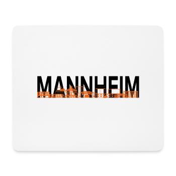 Mannheim Monnem Mannheimat - Mousepad (Querformat) - Weiß - Vorne
