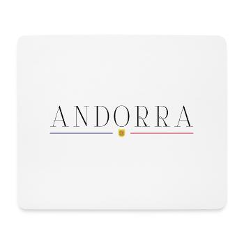 I love Andorra - Mouse Pad (horizontal) - white - Front