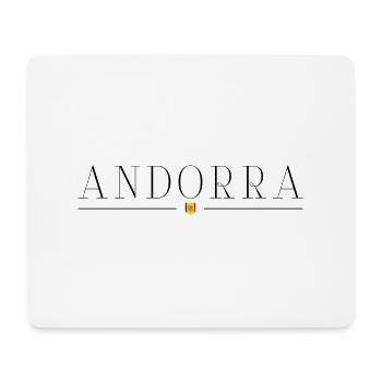 I love Andorra - Mouse Pad (horizontal) - white - Front