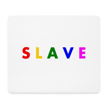 Slave - Tapis de souris (format paysage) - blanc - Devant
