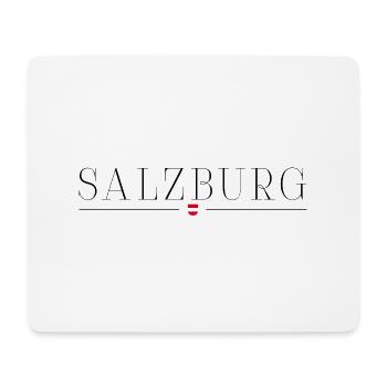 Salzbourg, Autriche T-shirt design de style - Tapis de souris (format paysage) - blanc - Devant