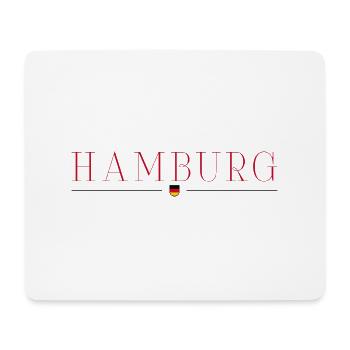 Hambourg, Allemagne T-shirt Elegance - Tapis de souris (format paysage) - blanc - Devant