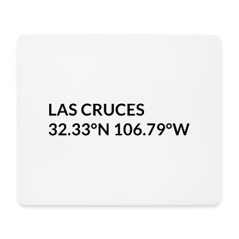 Las Cruces New Mexico USA Koordinaten - Mousepad (Querformat) - Weiß - Vorne
