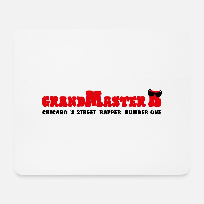 Grand maître B - Tapis de souris (format paysage) - blanc