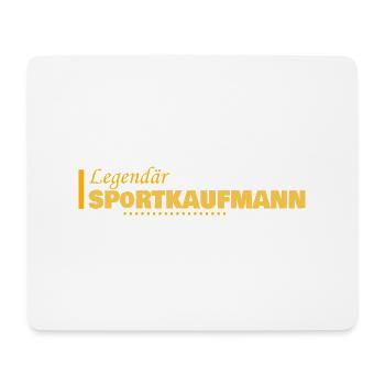 Assistant(e) de gestion sportive en tant que profession - Tapis de souris (format paysage) - blanc - Devant