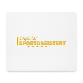Sports assistant - Mouse Pad (horizontal) - white - Front