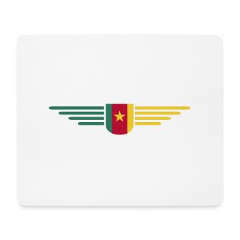 Kamerun Design – Stolz und Vielfalt - Mousepad (Querformat) - Weiß - Vorne