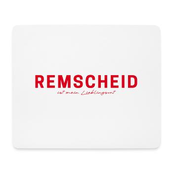 T-shirt Remscheid – Pour les vrais fans - Tapis de souris (format paysage) - blanc - Devant