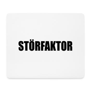 STÖRFAKTOR - Mousepad (Querformat) - Weiß - Vorne
