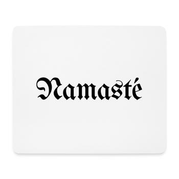 Namasté - Mousepad (Querformat) - Weiß - Vorne