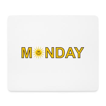 Monday - Mouse Pad (horizontal) - white - Front