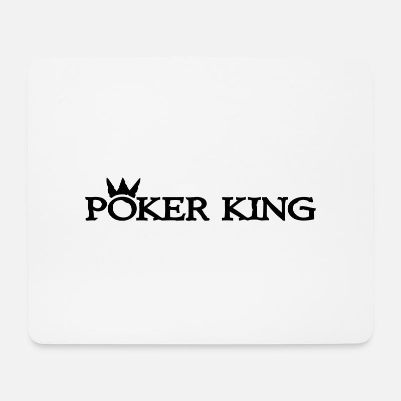 poker - Mousepad (Querformat) - Weiß