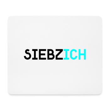 siebzich - Tapis de souris (format paysage) - blanc - Devant