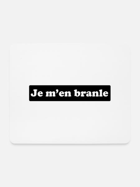 Ich Bewegung - Mousepad (Querformat) - Weiß