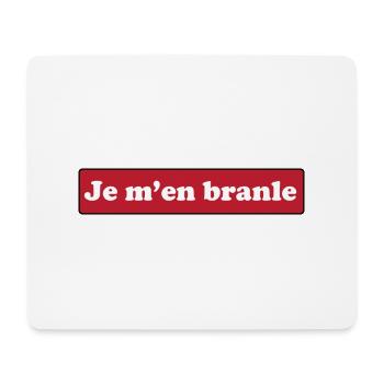 Ich Bewegung - Mousepad (Querformat) - Weiß - Vorne