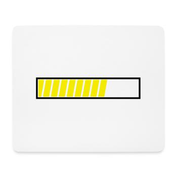 Ladebalken Loading Bar dauer zeit wird geladen Uni - Mousepad (Querformat) - Weiß - Vorne