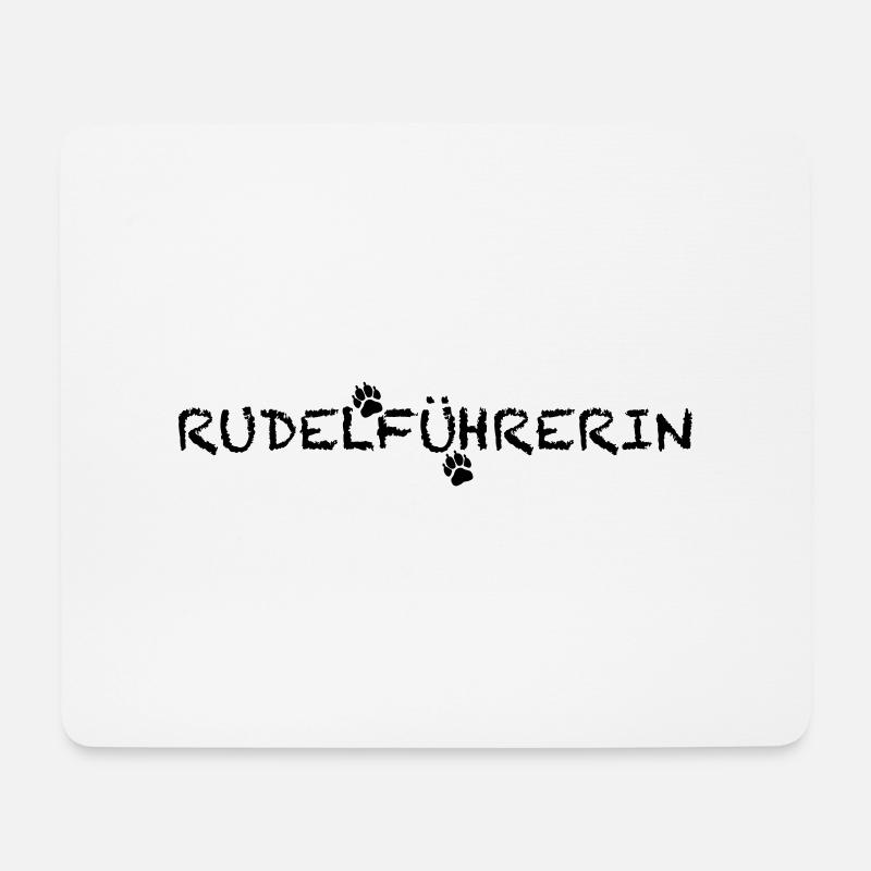 Rudelführerin - Mousepad (Querformat) - Weiß