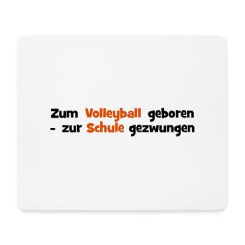 Volleyball - Mousepad (Querformat) - Weiß - Vorne