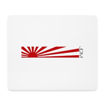 JDM flag design - Mouse Pad (horizontal) - white - Front