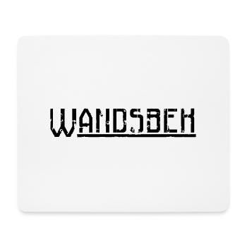 wandsbek - Mousepad (Querformat) - Weiß - Vorne