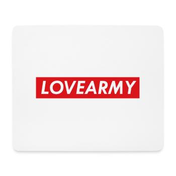 LoveArmy - Mouse Pad (horizontal) - white - Front