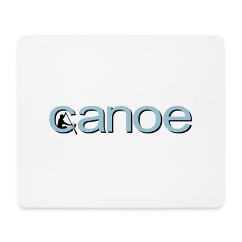 canoë - Tapis de souris (format paysage) - blanc - Devant