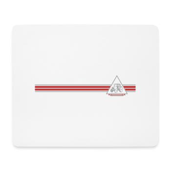 Traktor - Mousepad (Querformat) - Weiß - Vorne