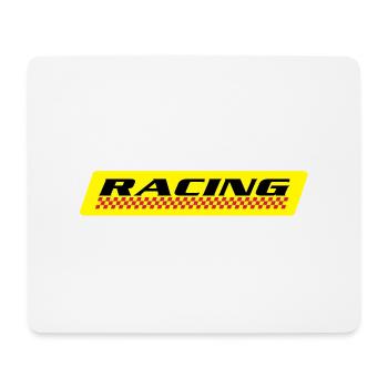 RACING - Tapis de souris (format paysage) - blanc - Devant