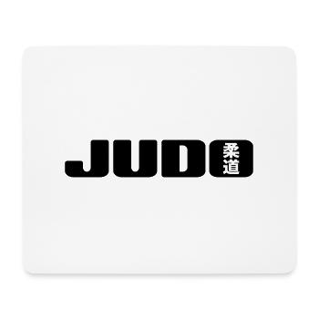 judo - Tapis de souris (format paysage) - blanc - Devant