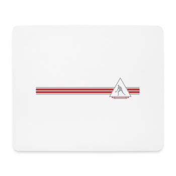 tennis de table - Tapis de souris (format paysage) - blanc - Devant